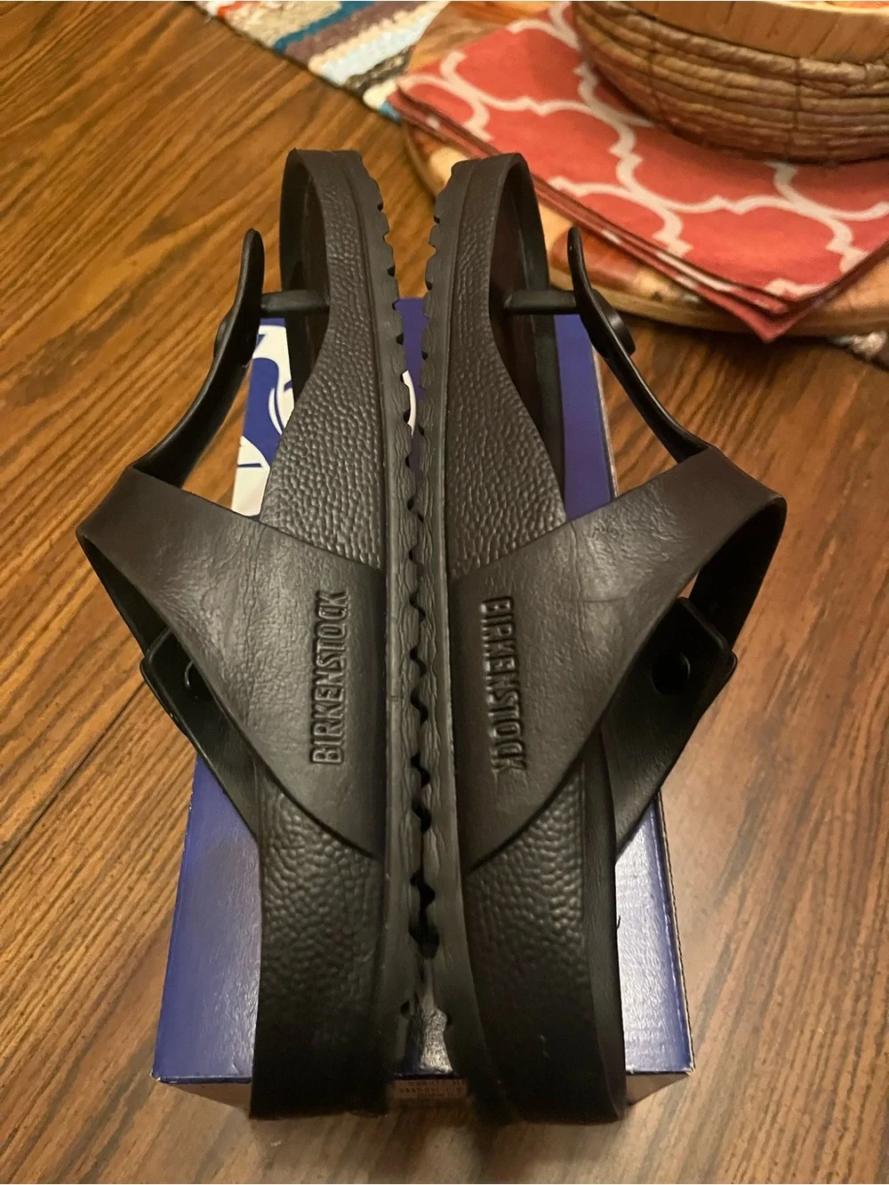 Birkenstock Black EVA Thong Sandals -  Gizeh Style
